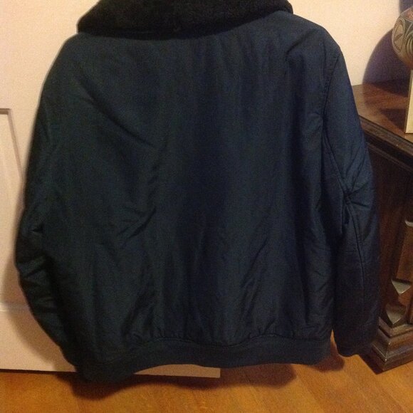 Ted Baker Men's Navy Zip Up Bomber Jacket - X-Large (EU5) - New With Tags - Picture 8 of 11